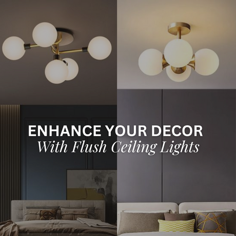 flush ceiling lights, lighting, decor, modern lights, bedroom lighting