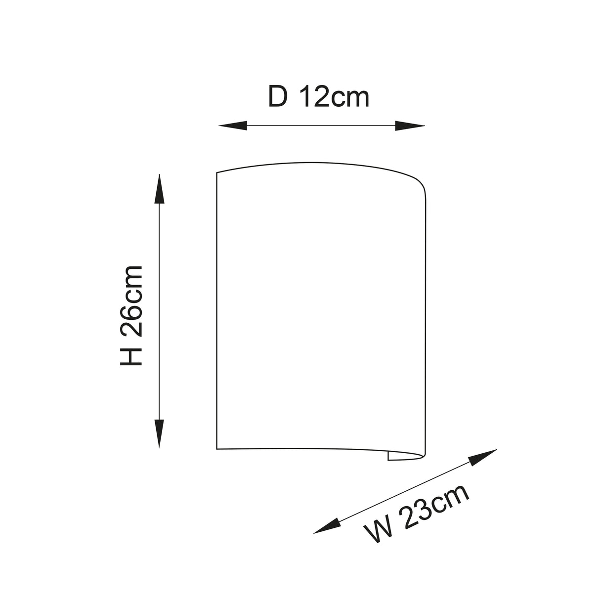 Longshore 1lt Wall - Comet Lighting