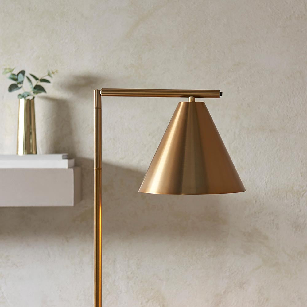 Cape Task Floor Warm antique brass plate