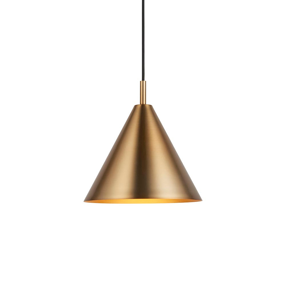 Cape Pendant Warm antique brass plate