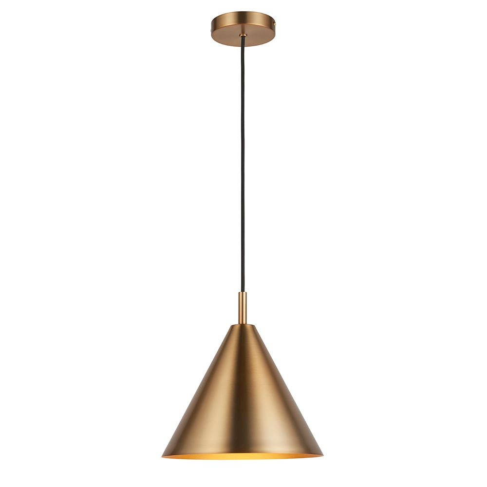 Cape Pendant Warm antique brass plate