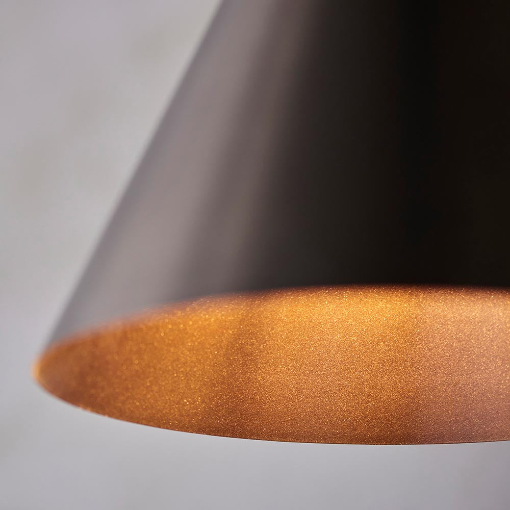 Cape Pendant Brushed antique bronze plate