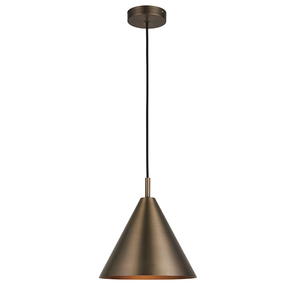 Cape Pendant Brushed antique bronze plate