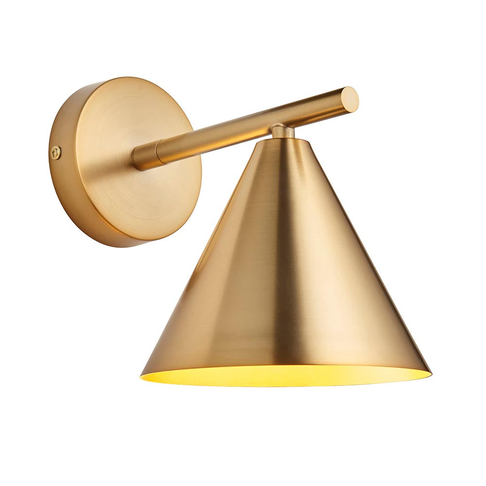Cape Wall Warm antique brass plate