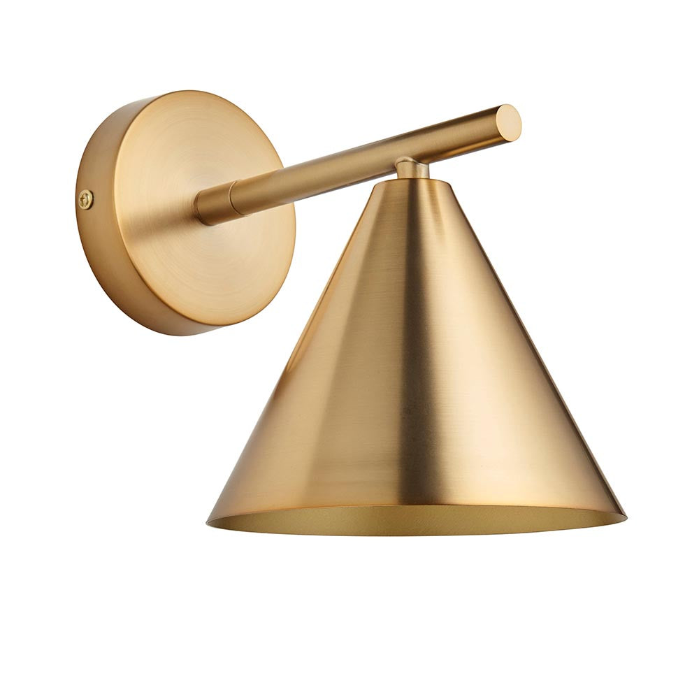 Cape Wall Warm antique brass plate