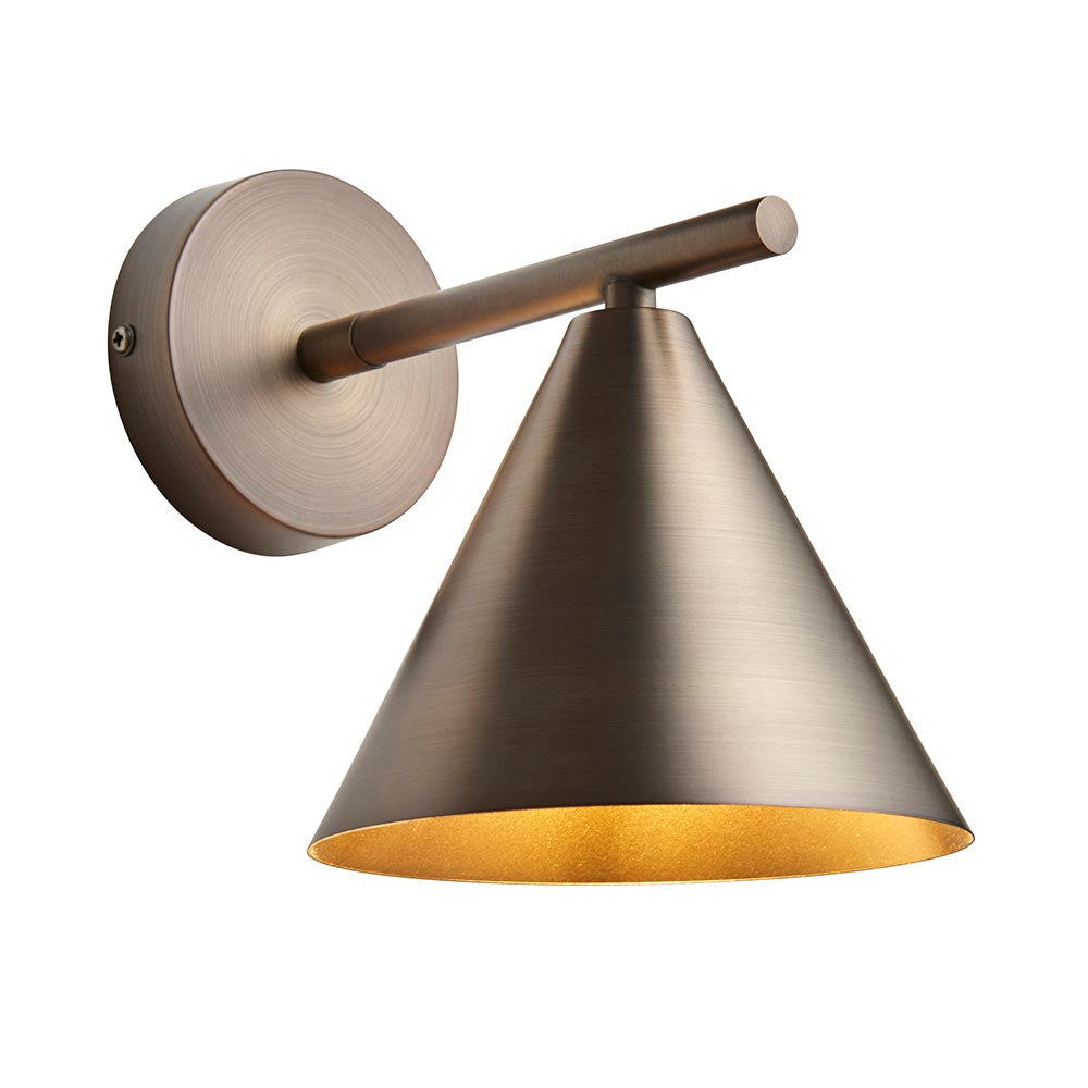 Cape Wall Brushed antique bronze plate