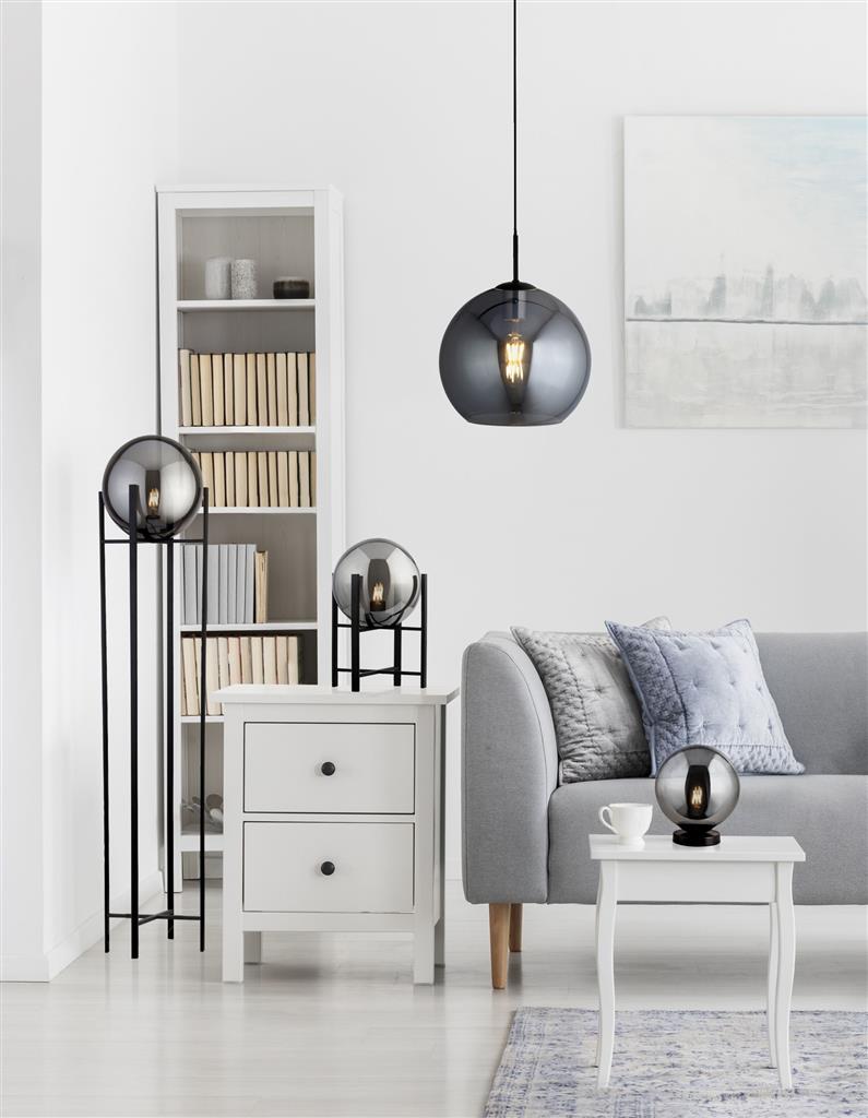 Kenton 1Lt Table Lamp Black - Comet Lighting