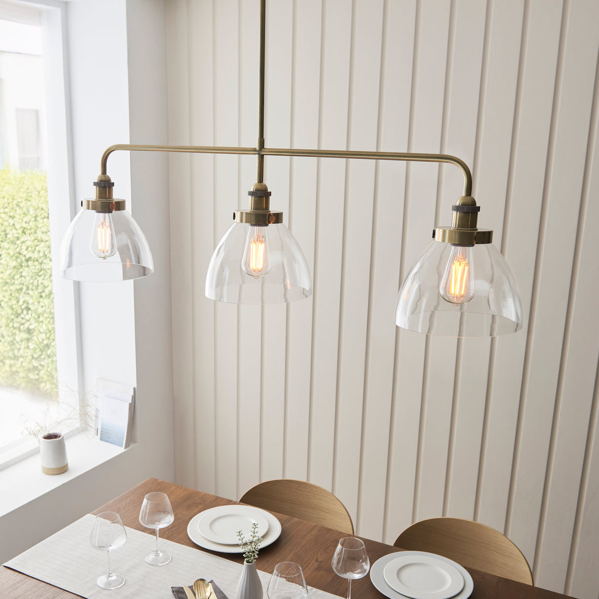 Hansen 3lt Linear Pendant - Comet Lighting