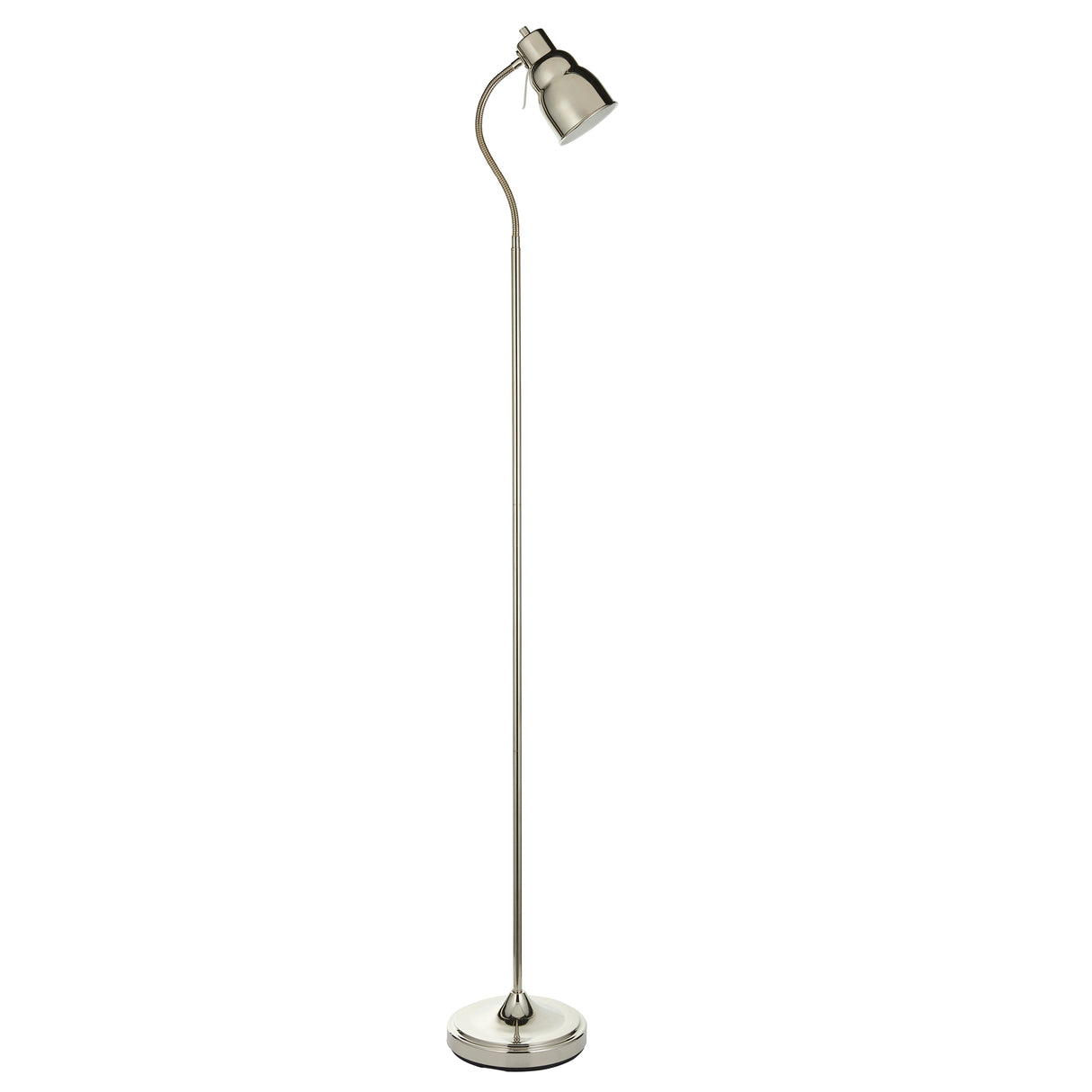 Classic Flexi Reader Floor Light - Bright nickel - Comet Lighting
