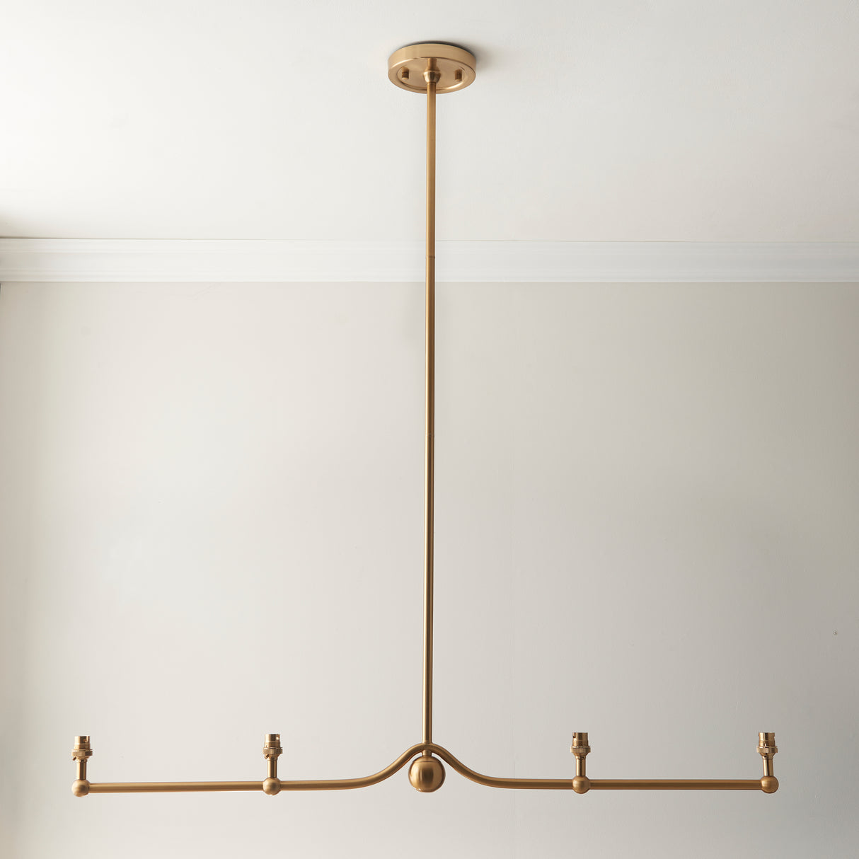 Santiago 4lt Linear Pendant Fitting - Comet Lighting