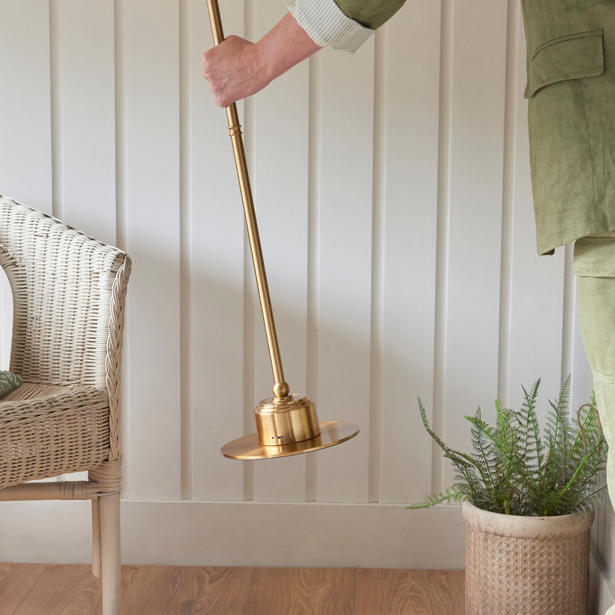 Burley Rechargeable Floor Base - Comet Lighting