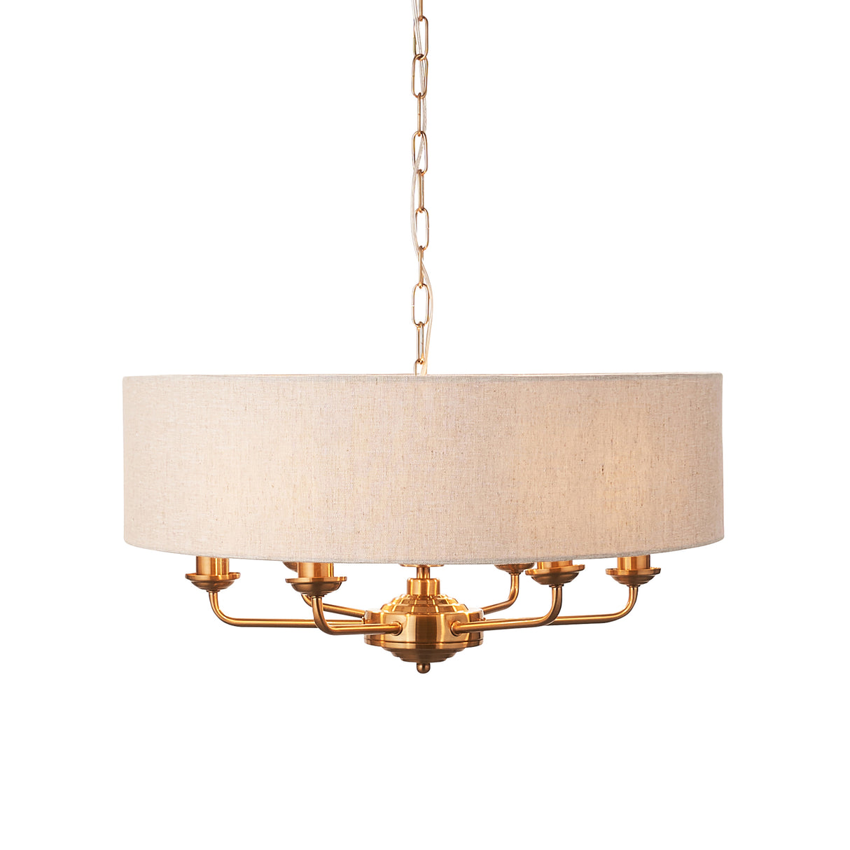Highclere 6lt Pendant - Comet Lighting