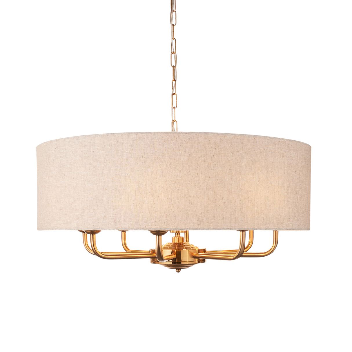 Highclere 8lt Pendant - Comet Lighting