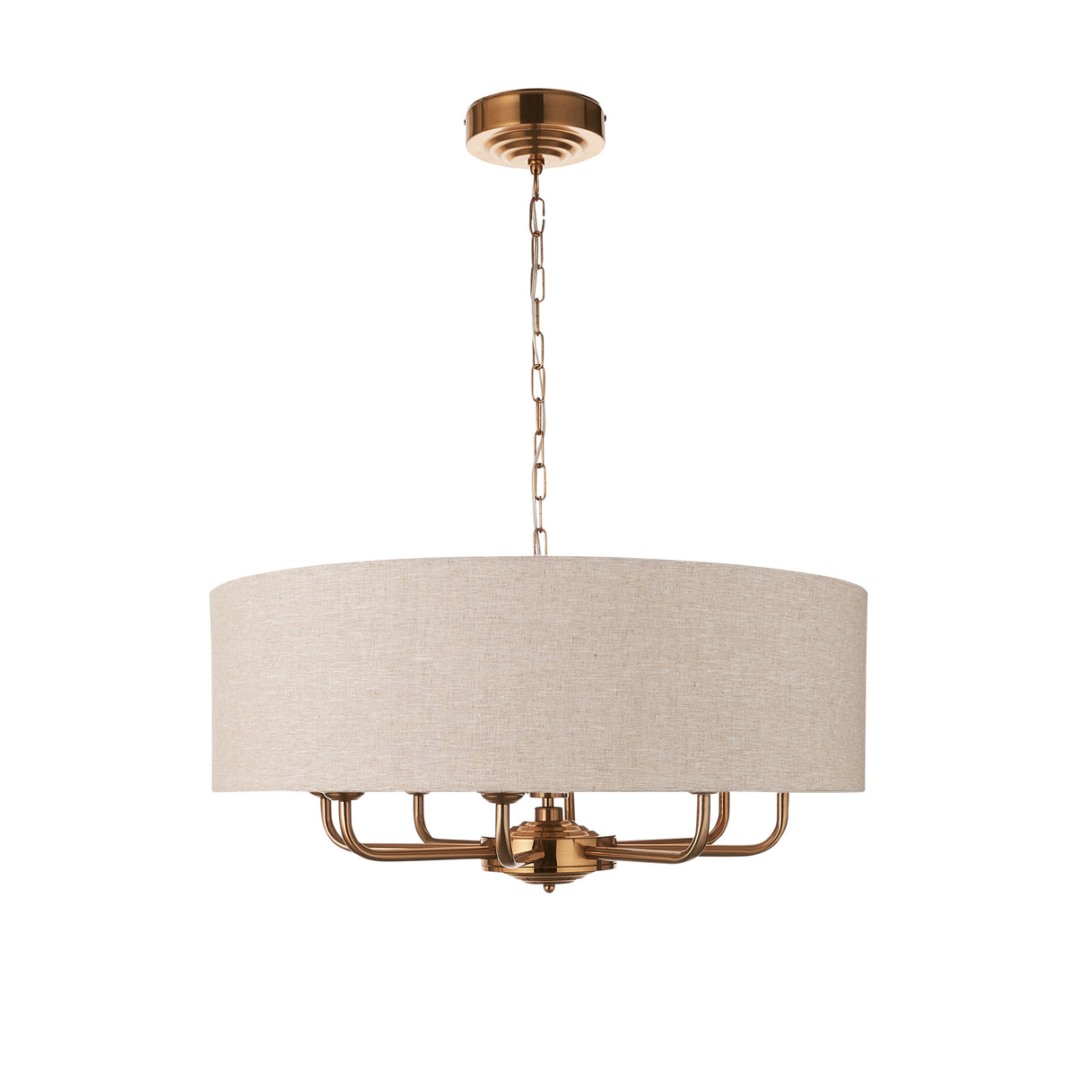 Highclere 8lt Pendant - Comet Lighting