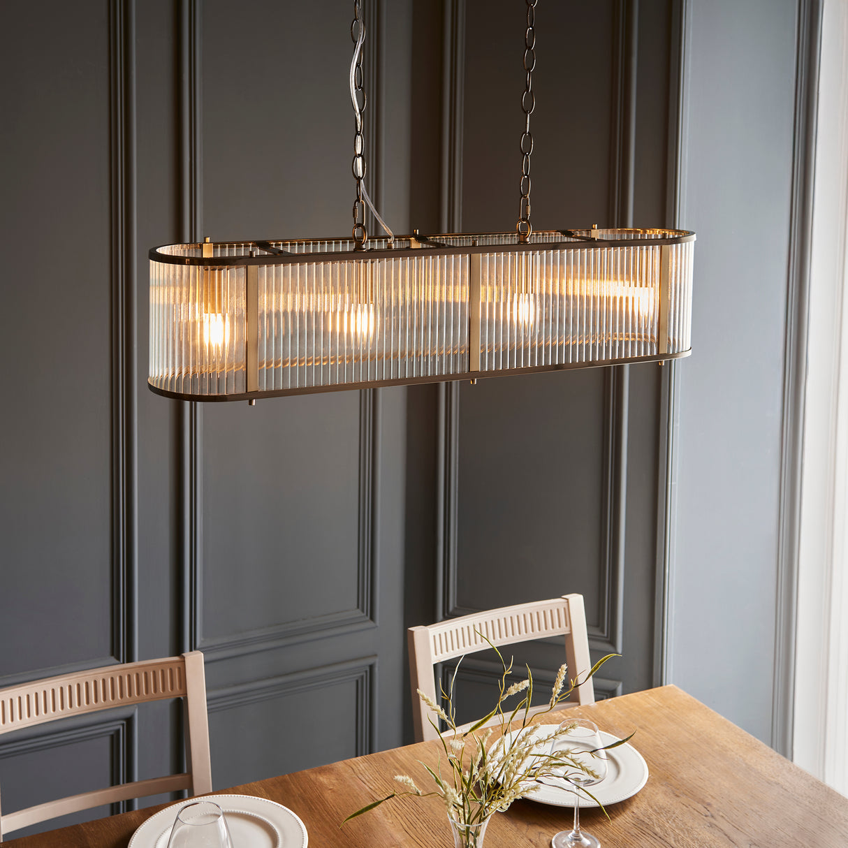 Ridgeton 4lt Linear Pendant - Comet Lighting