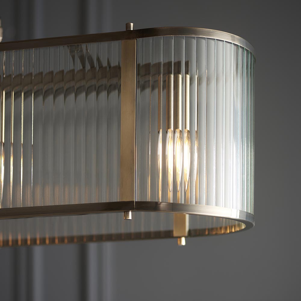 Ridgeton 4lt Linear Pendant - Comet Lighting