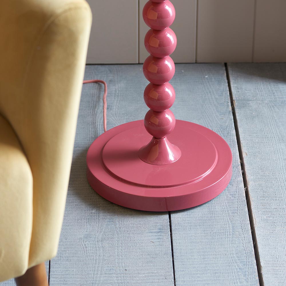 Higgledy Floor Base Lamp - Gloss pink - Comet Lighting