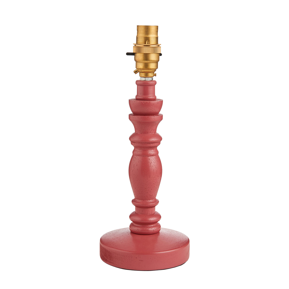 Bibury Table Lamp Base - Satin Pink - Comet Lighting