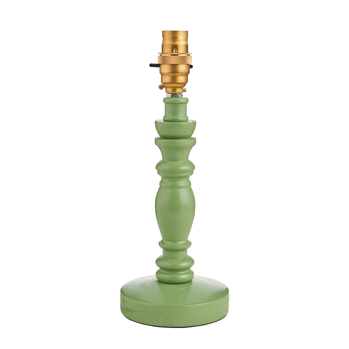Bibury Table Lamp Base - Satin Cotswold green - Comet Lighting