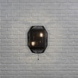 Exbridge 2Lt Wall Light Black - Comet Lighting