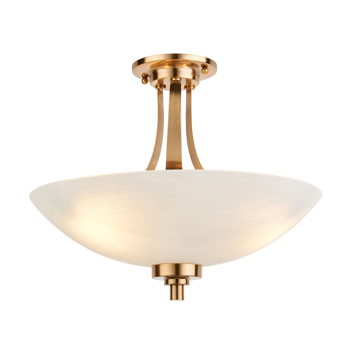 Welles 3lt Semi Flush - Comet Lighting