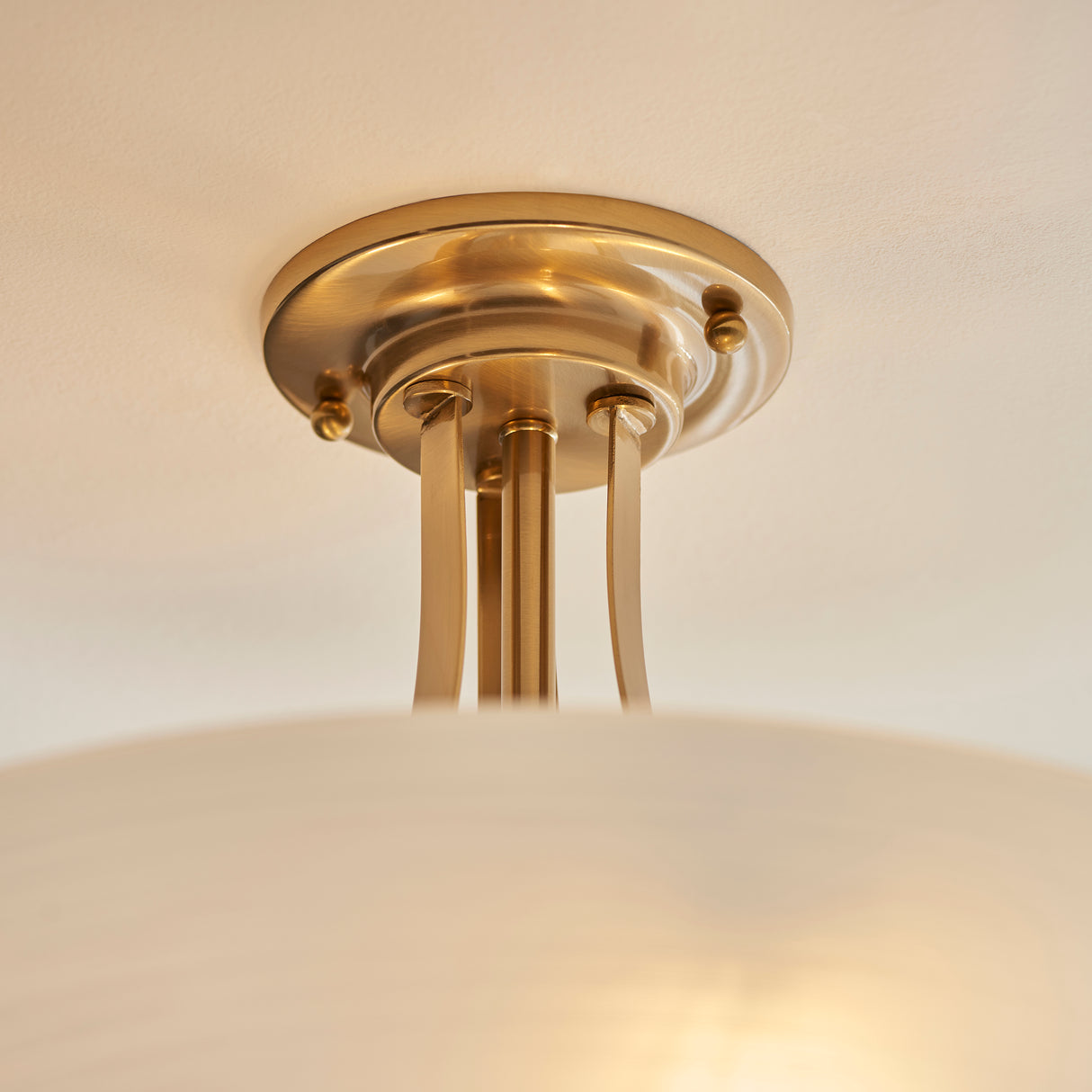 Welles 3lt Semi Flush - Comet Lighting