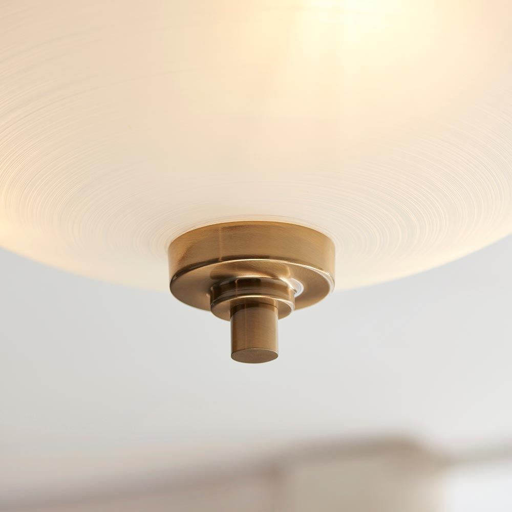 Welles 3lt Semi Flush - Comet Lighting