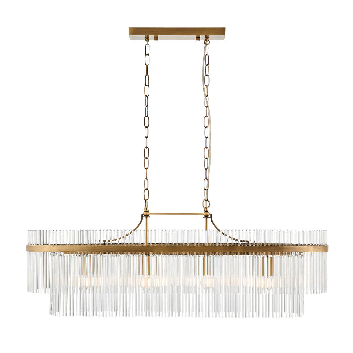 Marietta 4lt Linear Pendant - Comet Lighting