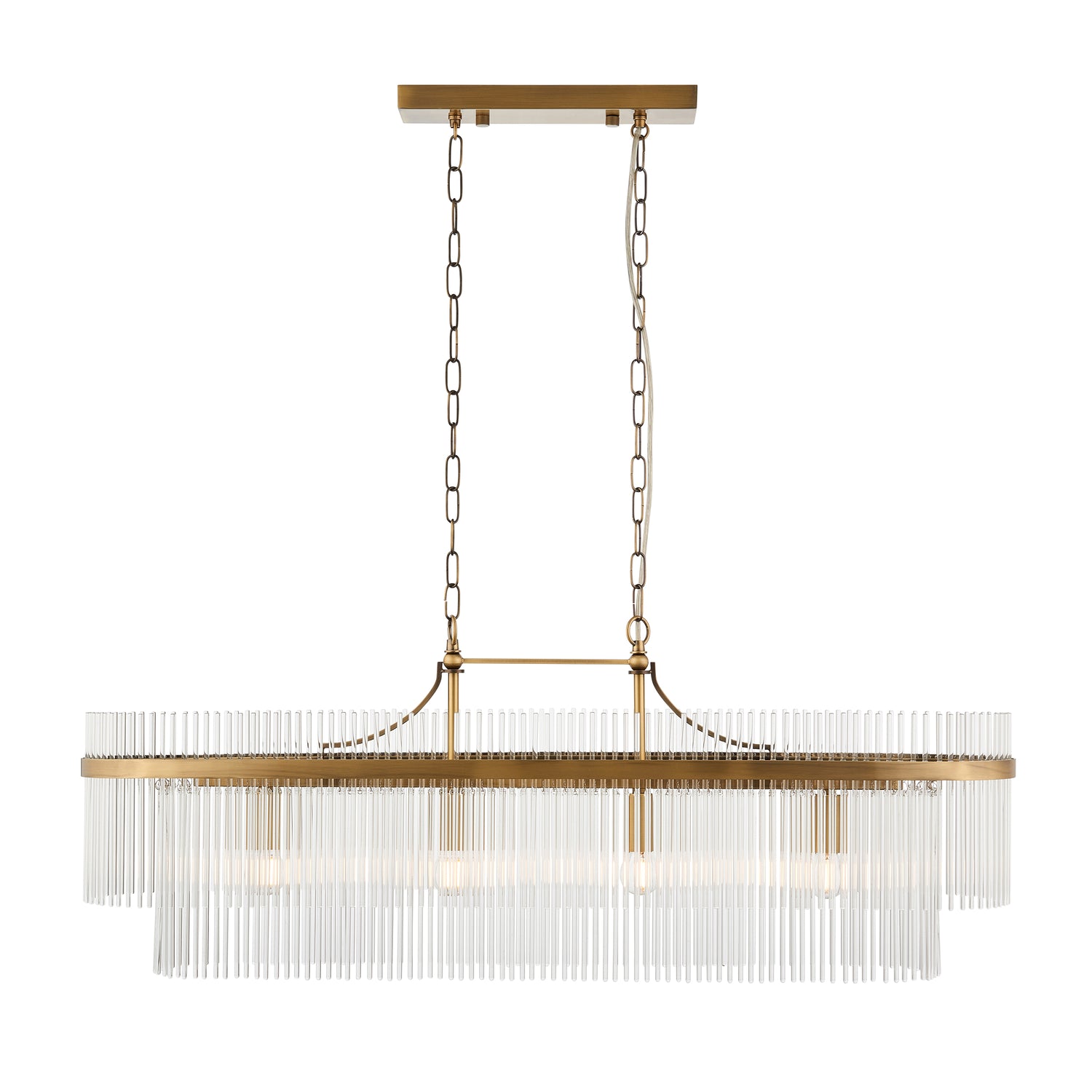 Marietta 4lt Linear Pendant - Comet Lighting