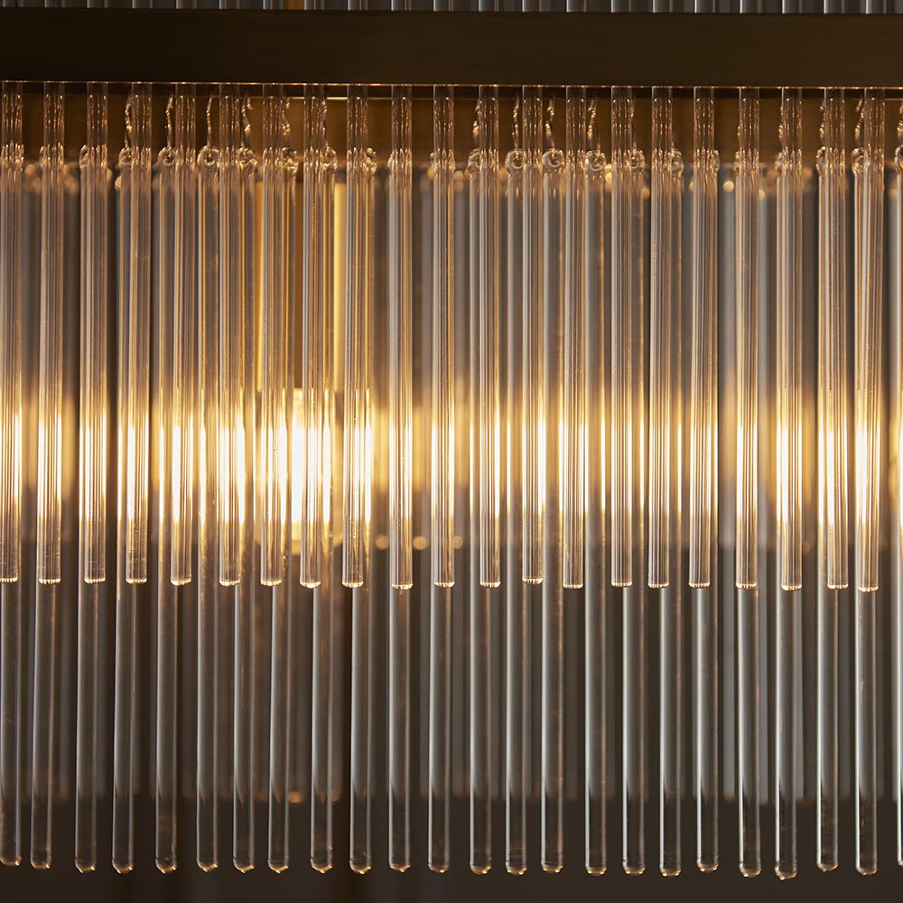 Marietta 4lt Linear Pendant - Comet Lighting