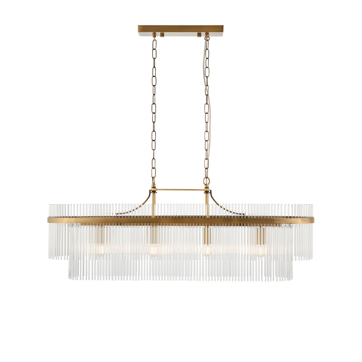 Marietta 4lt Linear Pendant - Comet Lighting