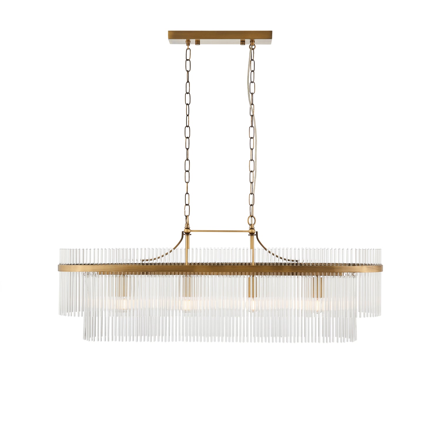 Marietta 4lt Linear Pendant - Comet Lighting