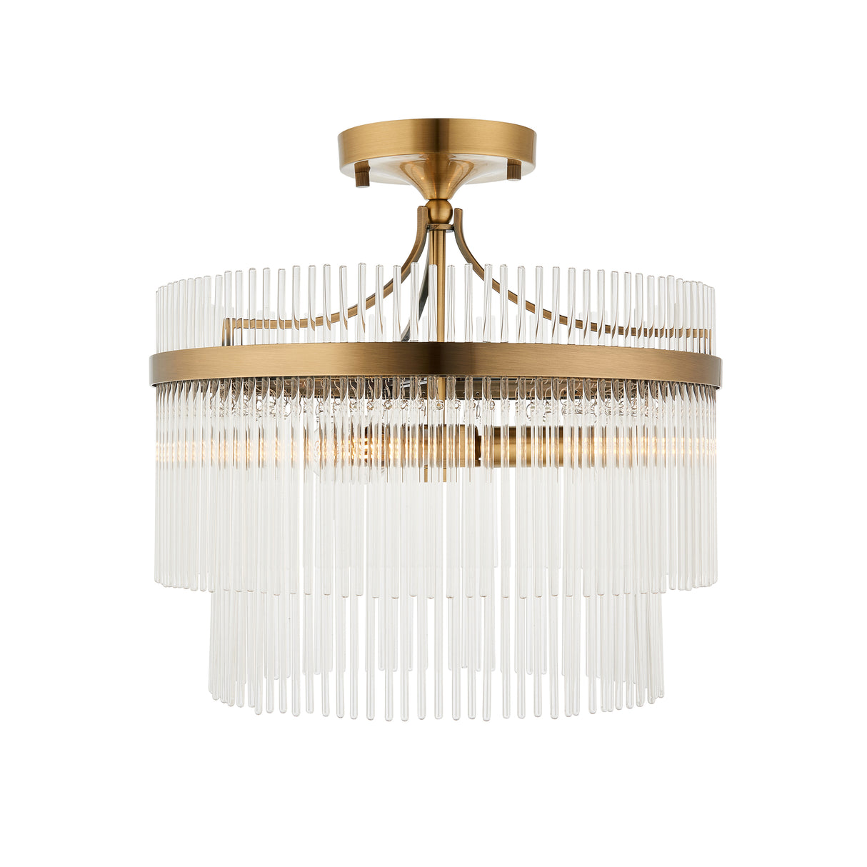 Marietta 3lt Semi Flush - Comet Lighting