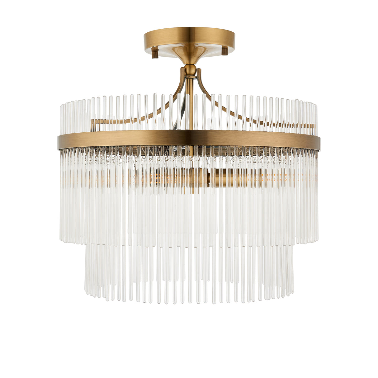 Marietta 3lt Semi Flush - Comet Lighting