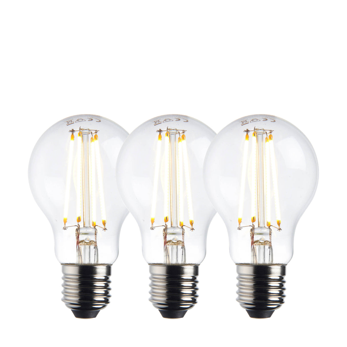 E27 LED filament GLS - 3 pack Dimmable - Comet Lighting