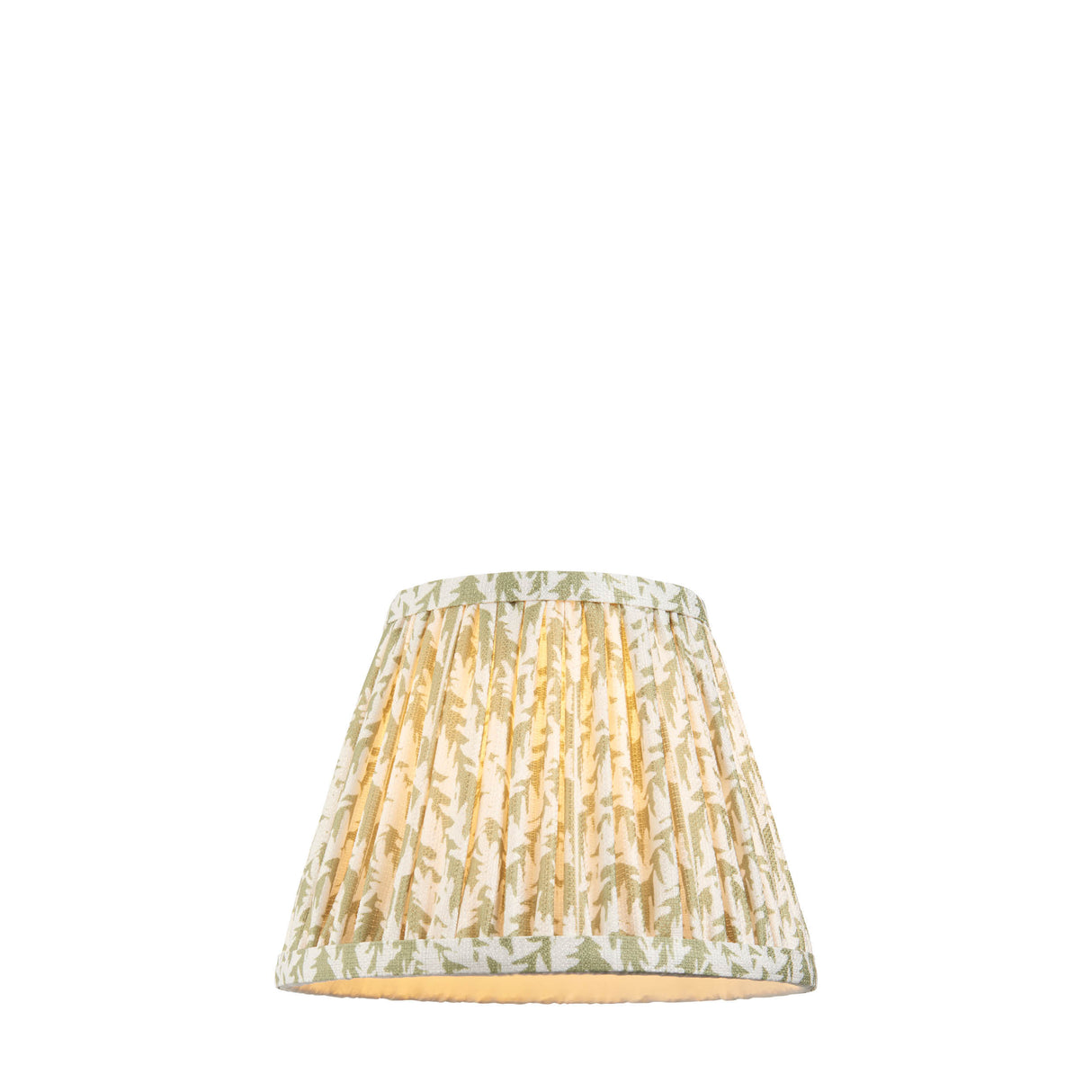 Leaf 20cm Tapered Shade - Herb Garden Green Leaf - Comet Lighting