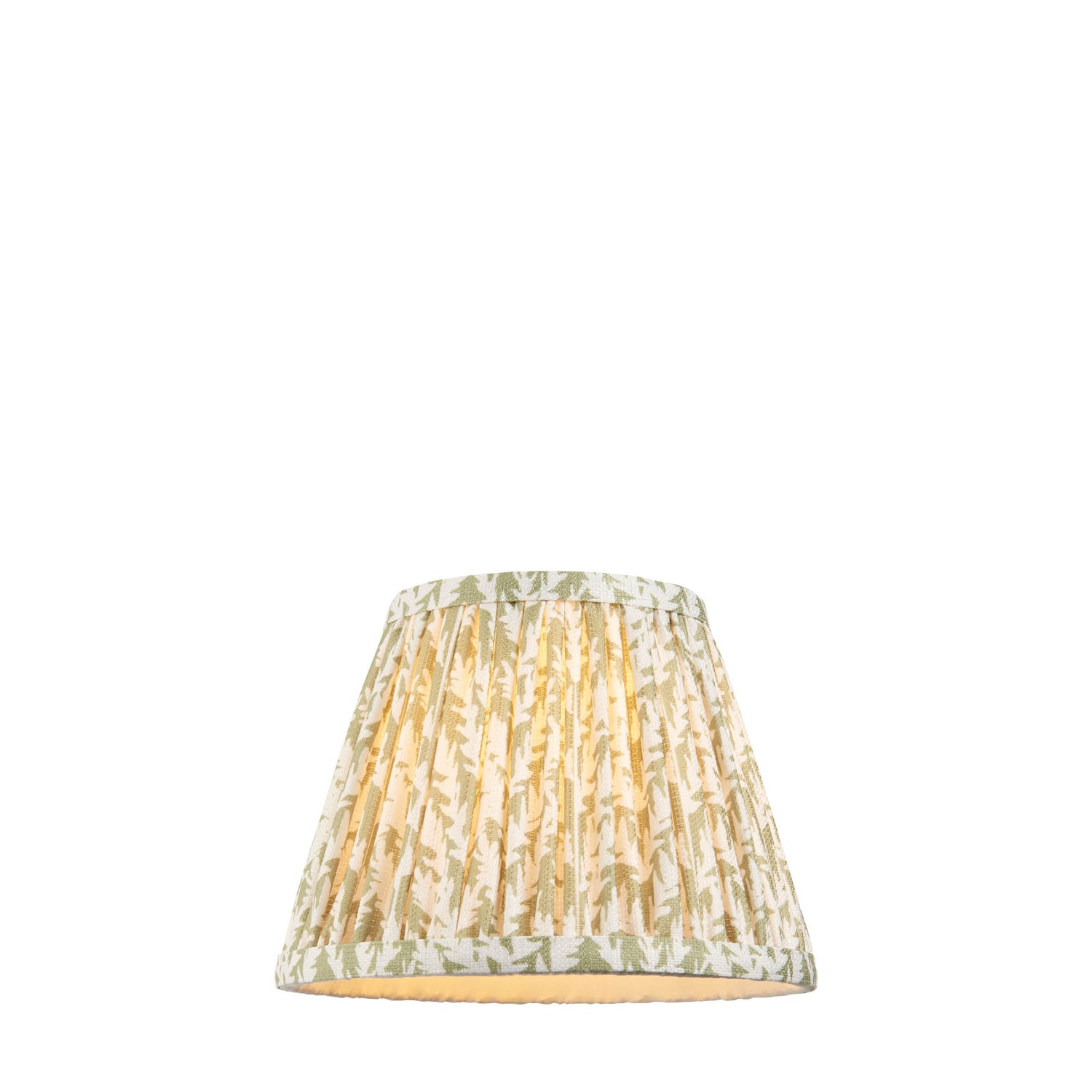 Leaf 20cm Tapered Shade - Herb Garden Green Leaf - Comet Lighting
