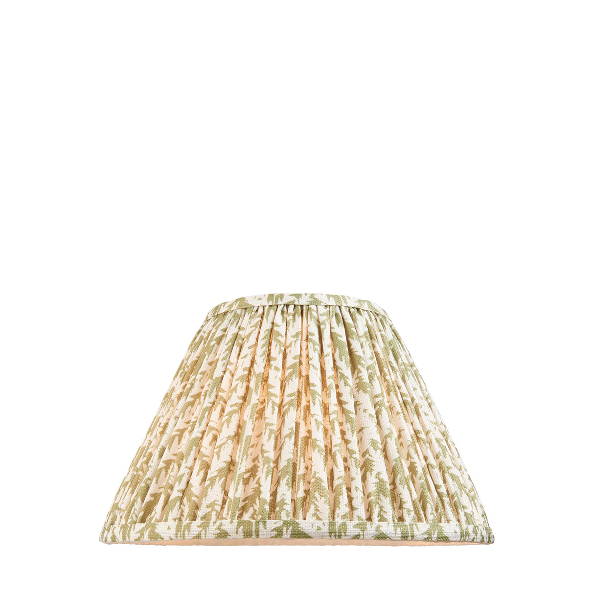 Leaf 30cm Tapered Shade - Herb Garden Green Leaf - Comet Lighting