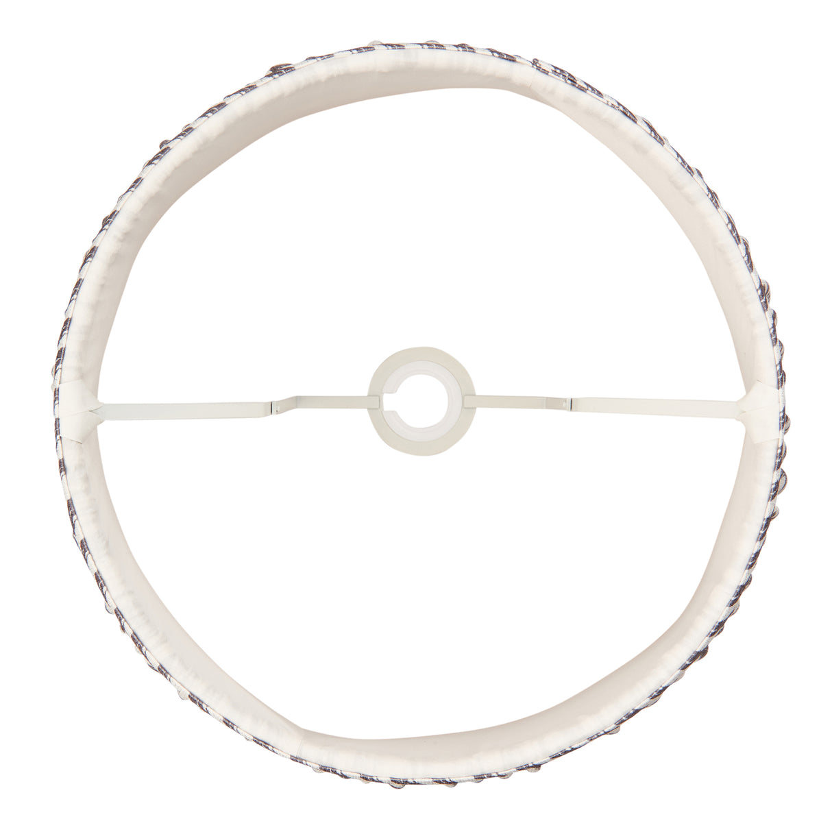 Ripple 35cm Tapered Shade - Pearl Grey Ripple - Comet Lighting