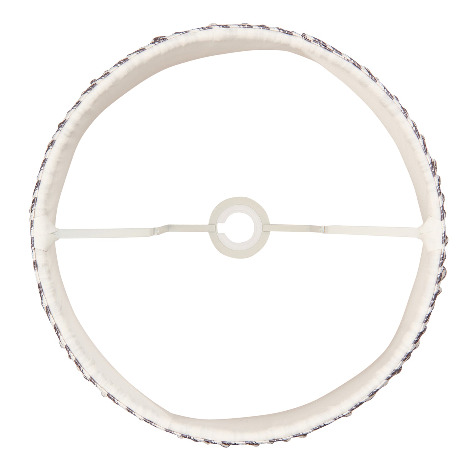 Ripple 35cm Tapered Shade - Pearl Grey Ripple - Comet Lighting