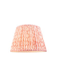 Ripple 35cm Tapered Shade - Coral Pink Ripple - Comet Lighting