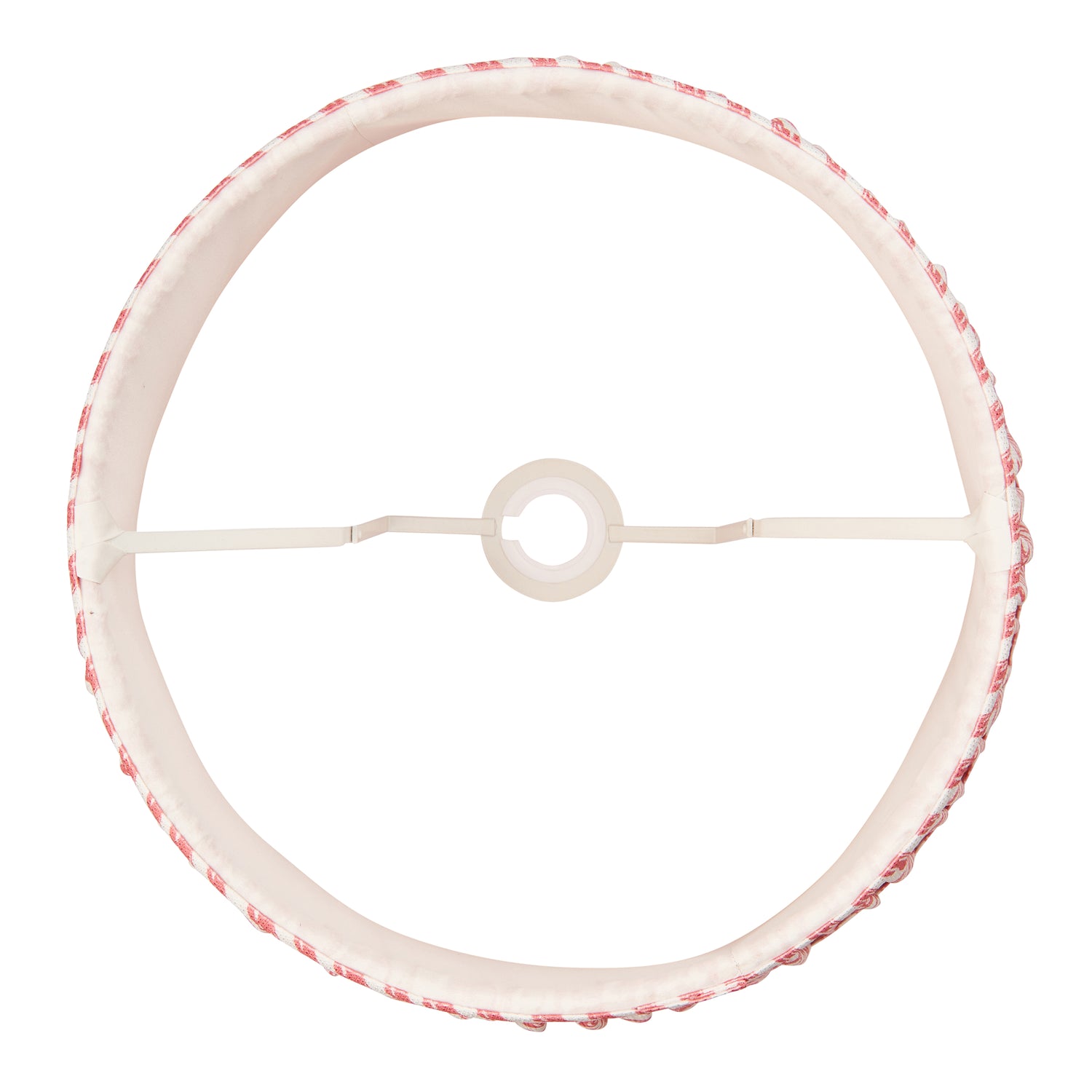 Ripple 35cm Tapered Shade - Coral Pink Ripple - Comet Lighting