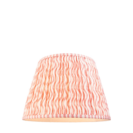Ripple 40cm Tapered Shade - Coral Pink Ripple - Comet Lighting