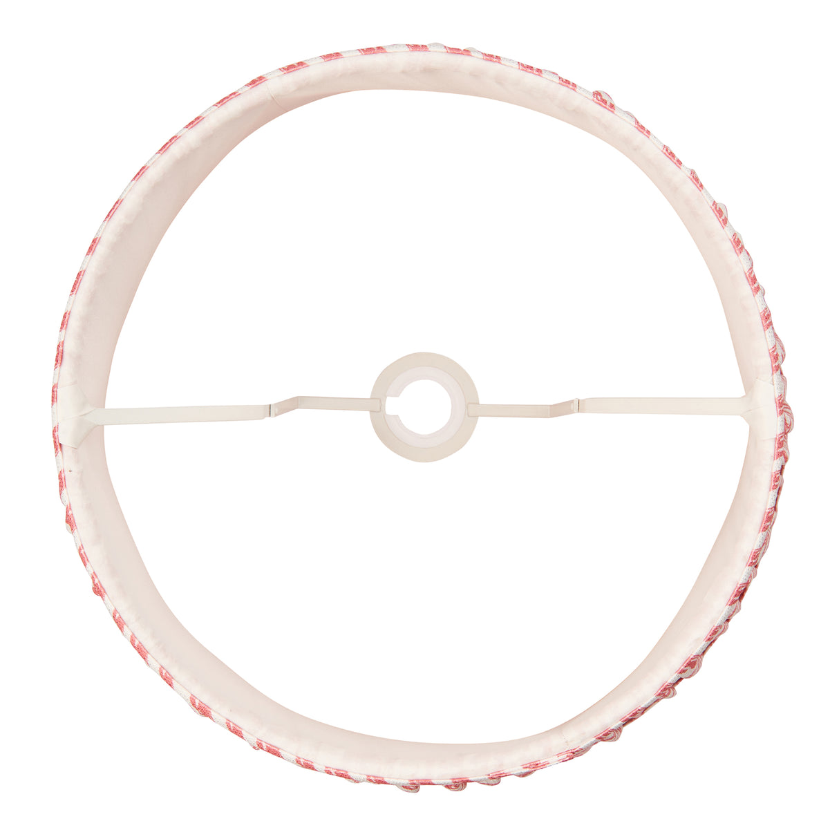Ripple 40cm Tapered Shade - Coral Pink Ripple - Comet Lighting