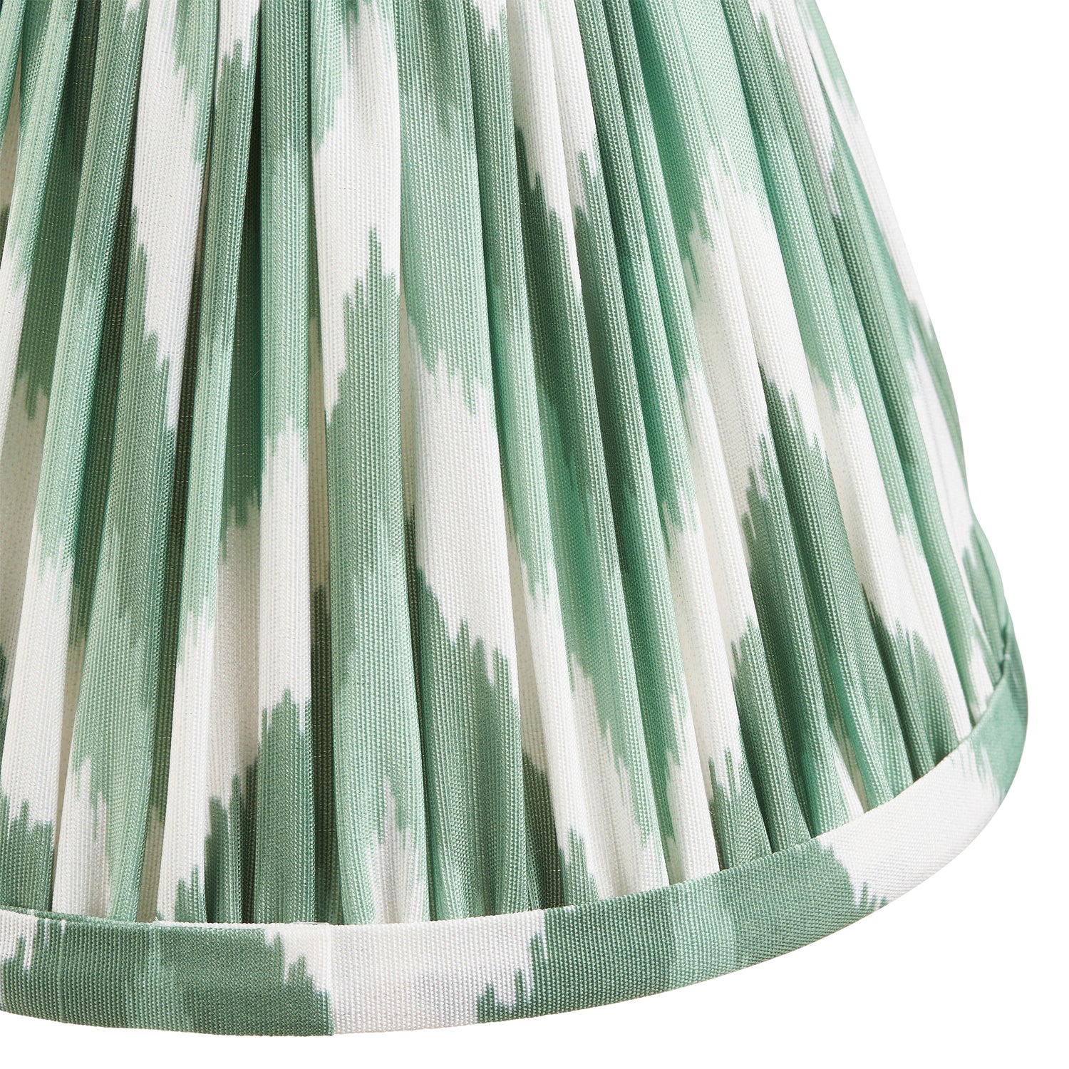 Zigzag 16cm Tapered Shade - Cotswold Green Zigzag - Comet Lighting