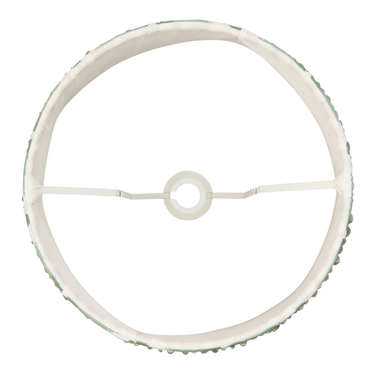 Zigzag 35cm Tapered Shade - Cotswold Green Zigzag - Comet Lighting