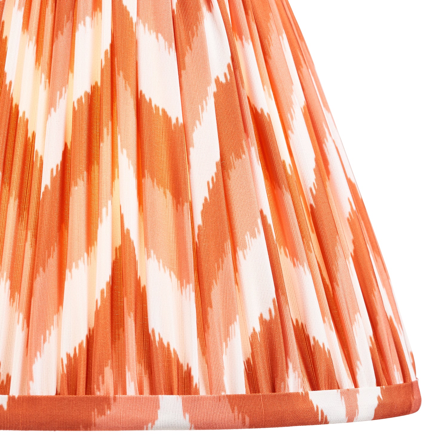 Zigzag 25cm Tapered Shade - Apricot Zigzag - Comet Lighting