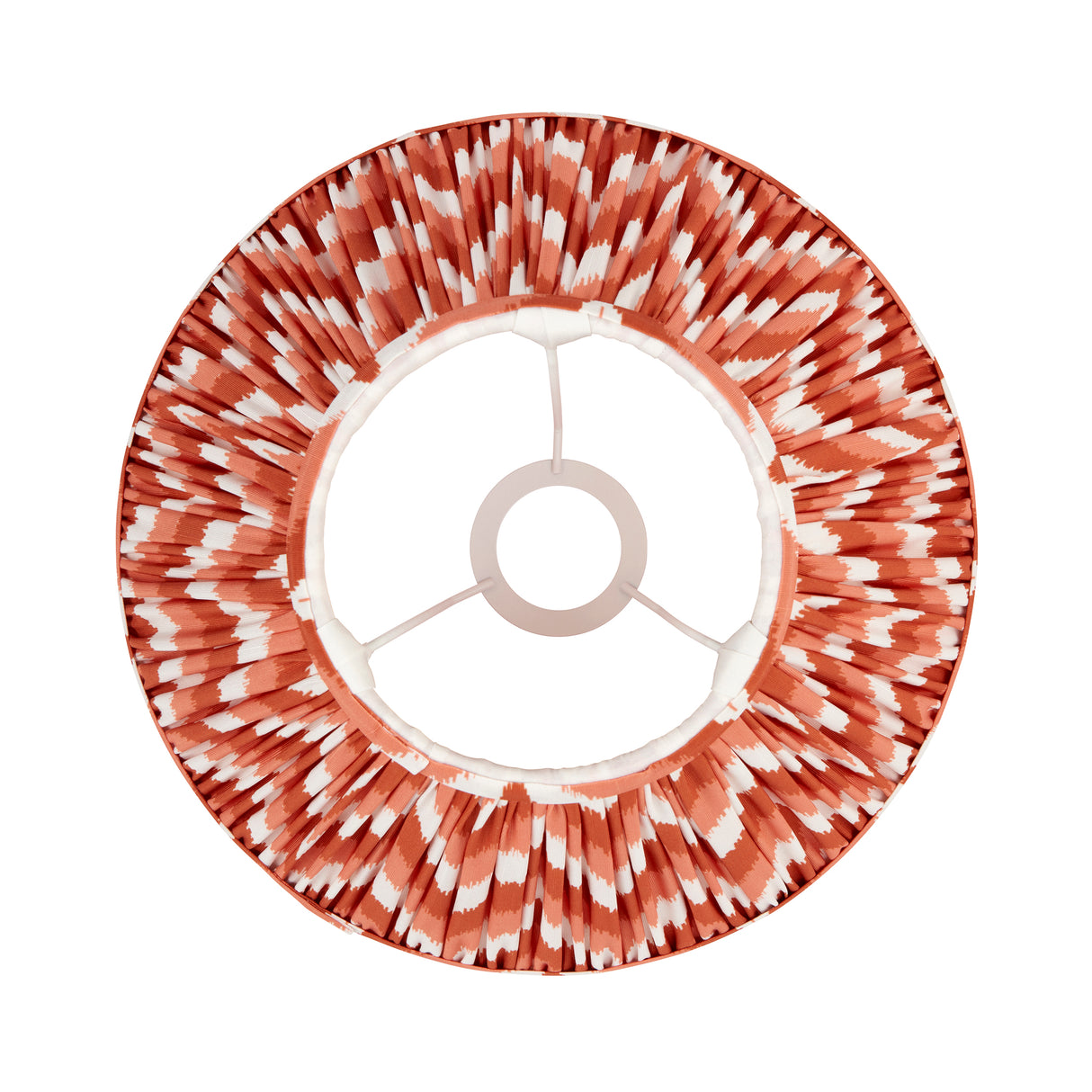 Zigzag 30cm Tapered Shade - Apricot Zigzag - Comet Lighting