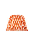 Zigzag 35cm Tapered Shade - Apricot Zigzag - Comet Lighting