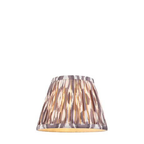 Ikat 20cm Tapered Shade - Pearl Grey Ikat - Comet Lighting